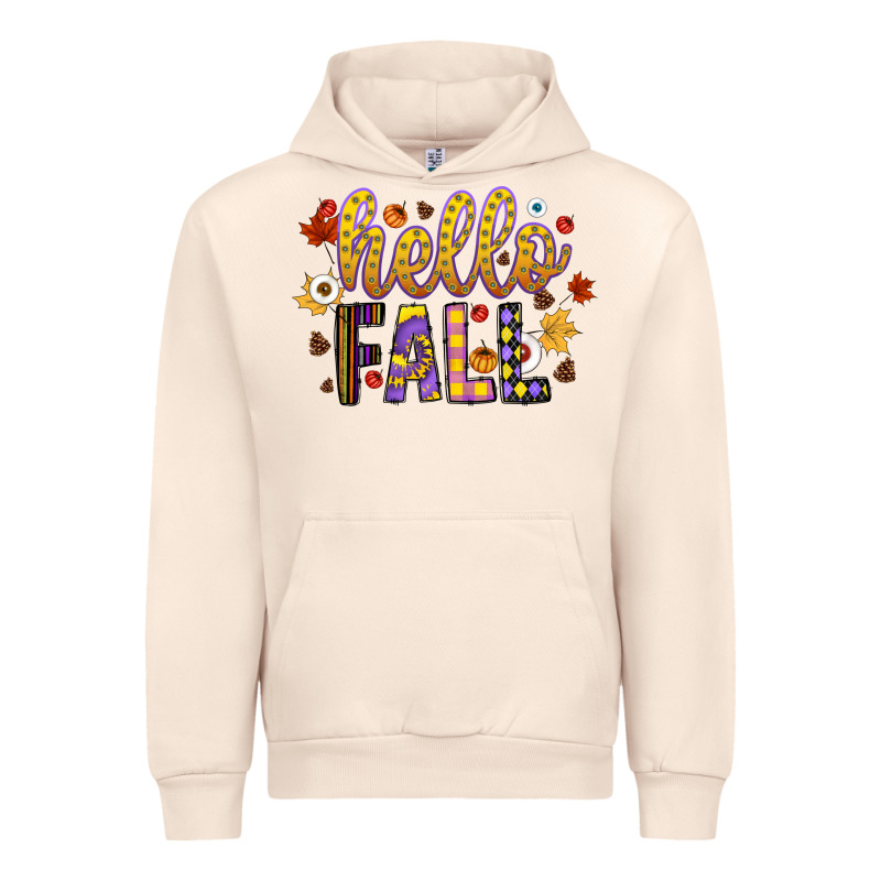 Hello Fall Urban Hoodie by CowhideDigitalArt | Teevron