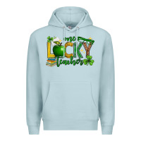 Blue Mist St. Patrick's Day one lucky teacher Premium Hoodie - Neo Western