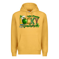 Mustard St. Patrick's Day one lucky teacher Premium Hoodie - Neo Western