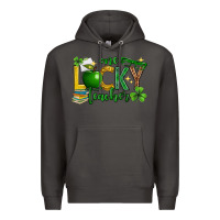 Smoke St. Patrick's Day one lucky teacher Premium Hoodie - Neo Western