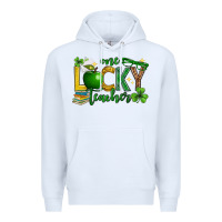 St. Patrick's Day One Lucky Teacher Premium Hoodie | Teevron