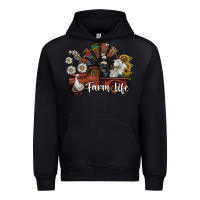 Black farm life Urban Hoodie - SublimationCraftShop