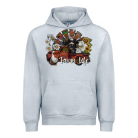 Heather Grey farm life Urban Hoodie - SublimationCraftShop