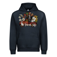 Navy farm life Urban Hoodie - SublimationCraftShop