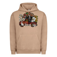 Pigment Burro farm life Urban Hoodie - SublimationCraftShop