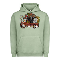 Pigment Oil Green farm life Urban Hoodie - SublimationCraftShop