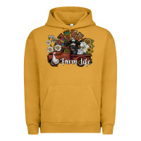 Pigment Peanut Butter farm life Urban Hoodie - SublimationCraftShop