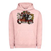 Pigment Salmon farm life Urban Hoodie - SublimationCraftShop