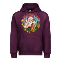 Mauve Wine holiday vibes Urban Hoodie - FaDigitalArtStudio