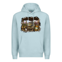 Blue Mist wild west Premium Hoodie - SublimationCraftShop