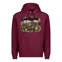 Burgundy wild west Premium Hoodie - SublimationCraftShop