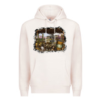 Pale Pink wild west Premium Hoodie - SublimationCraftShop