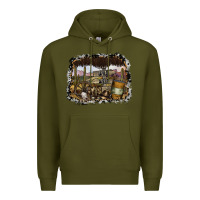 Army Green wild west Premium Hoodie - SublimationCraftShop
