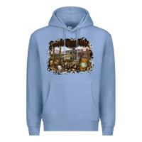 Colony Blue wild west Premium Hoodie - SublimationCraftShop
