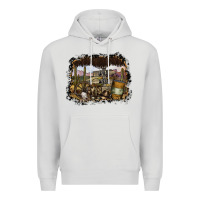 Dove Grey wild west Premium Hoodie - SublimationCraftShop