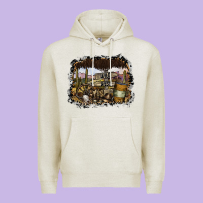 Wild West Premium Hoodie Designed By Sublimationcraftshop