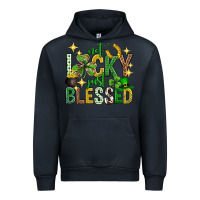 Navy Not lucky just blessed st. patricks day Urban Hoodie - Neo Western