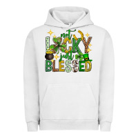Pigment Lunar Rock Not lucky just blessed st. patricks day Urban Hoodie - Neo Western