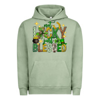 Pigment Oil Green Not lucky just blessed st. patricks day Urban Hoodie - Neo Western