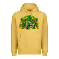 Antique Gold St. Patrick's Day rainbow Premium Hoodie - Neo Western