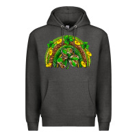 Charcoal Heather St. Patrick's Day rainbow Premium Hoodie - Neo Western