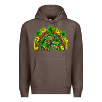 Coffee St. Patrick's Day rainbow Premium Hoodie - Neo Western