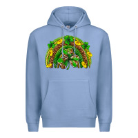 Colony Blue St. Patrick's Day rainbow Premium Hoodie - Neo Western