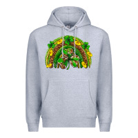 Heather Grey St. Patrick's Day rainbow Premium Hoodie - Neo Western