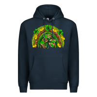 Navy St. Patrick's Day rainbow Premium Hoodie - Neo Western