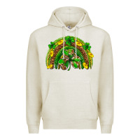 Oatmeal Heather St. Patrick's Day rainbow Premium Hoodie - Neo Western