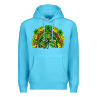 Ocean Blue St. Patrick's Day rainbow Premium Hoodie - Neo Western