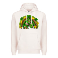 Pale Pink St. Patrick's Day rainbow Premium Hoodie - Neo Western