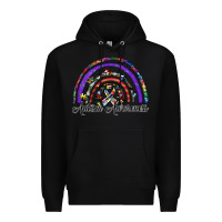 Black autism awareness Premium Hoodie - SublimationCraftShop