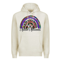 Oatmeal Heather autism awareness Premium Hoodie - SublimationCraftShop