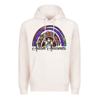 Pale Pink autism awareness Premium Hoodie - SublimationCraftShop