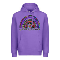 Purple autism awareness Premium Hoodie - SublimationCraftShop