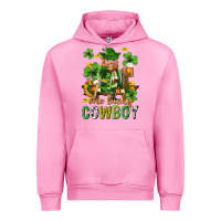 Fuchsia Pink One lucky cowboy with st. patricks elf Urban Hoodie - Neo Western