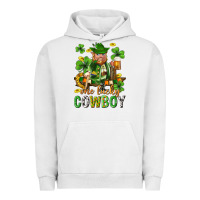 Pigment Lunar Rock One lucky cowboy with st. patricks elf Urban Hoodie - Neo Western