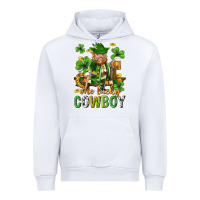 White One lucky cowboy with st. patricks elf Urban Hoodie - Neo Western