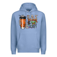 Colony Blue Eat drink be scary Premium Hoodie - CowhideDigitalArt