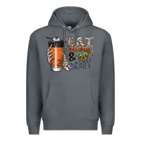 Rock Eat drink be scary Premium Hoodie - CowhideDigitalArt