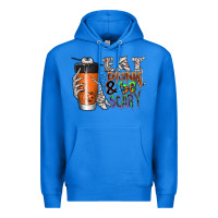 True Royal Eat drink be scary Premium Hoodie - CowhideDigitalArt