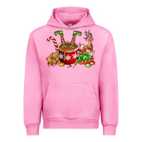 Fuchsia Pink chocolate elf Urban Hoodie - FaDigitalArtStudio