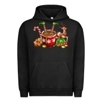 Pigment Black chocolate elf Urban Hoodie - FaDigitalArtStudio