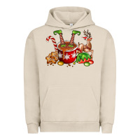 Pigment French Oak chocolate elf Urban Hoodie - FaDigitalArtStudio