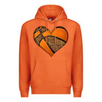 Carrot basketball heart Premium Hoodie - HRA Design Shop