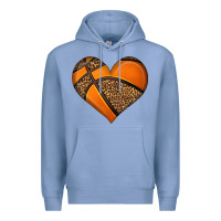 Colony Blue basketball heart Premium Hoodie - HRA Design Shop