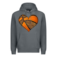 Rock basketball heart Premium Hoodie - HRA Design Shop