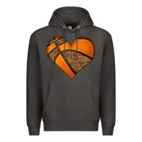 Smoke basketball heart Premium Hoodie - HRA Design Shop