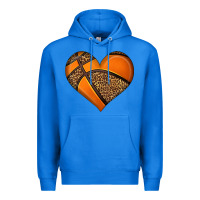 True Royal basketball heart Premium Hoodie - HRA Design Shop